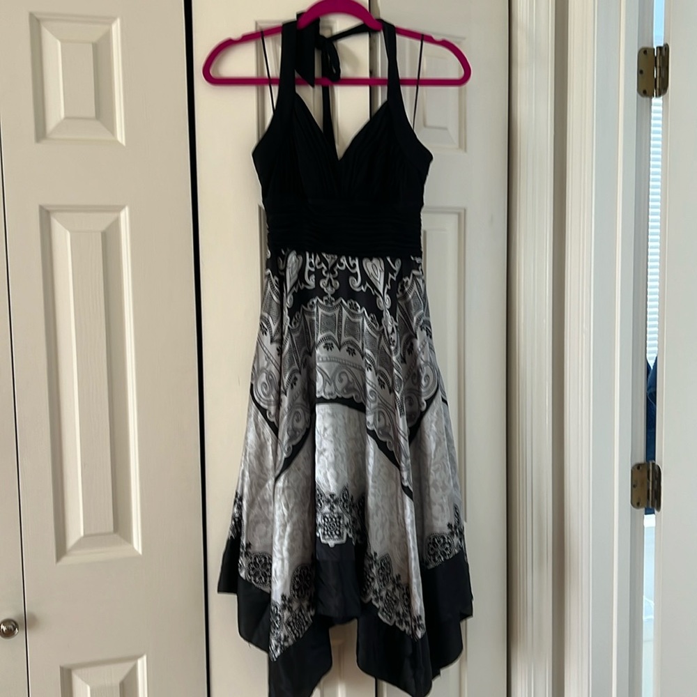 Black and silver dress, size 6